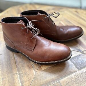 Rockport Brown Leather Chukka Boots
